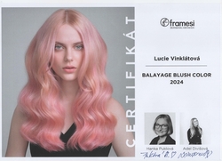 Framesi - Balayage blush color 2024